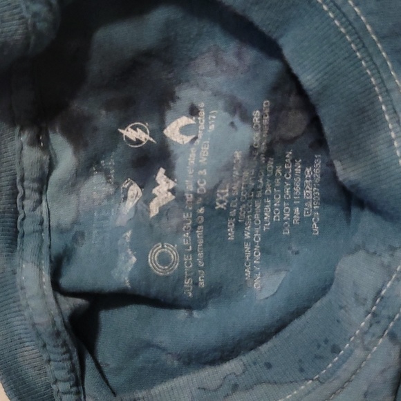XXL Justice League Superman tie dye t-shirt - Picture 5 of 5